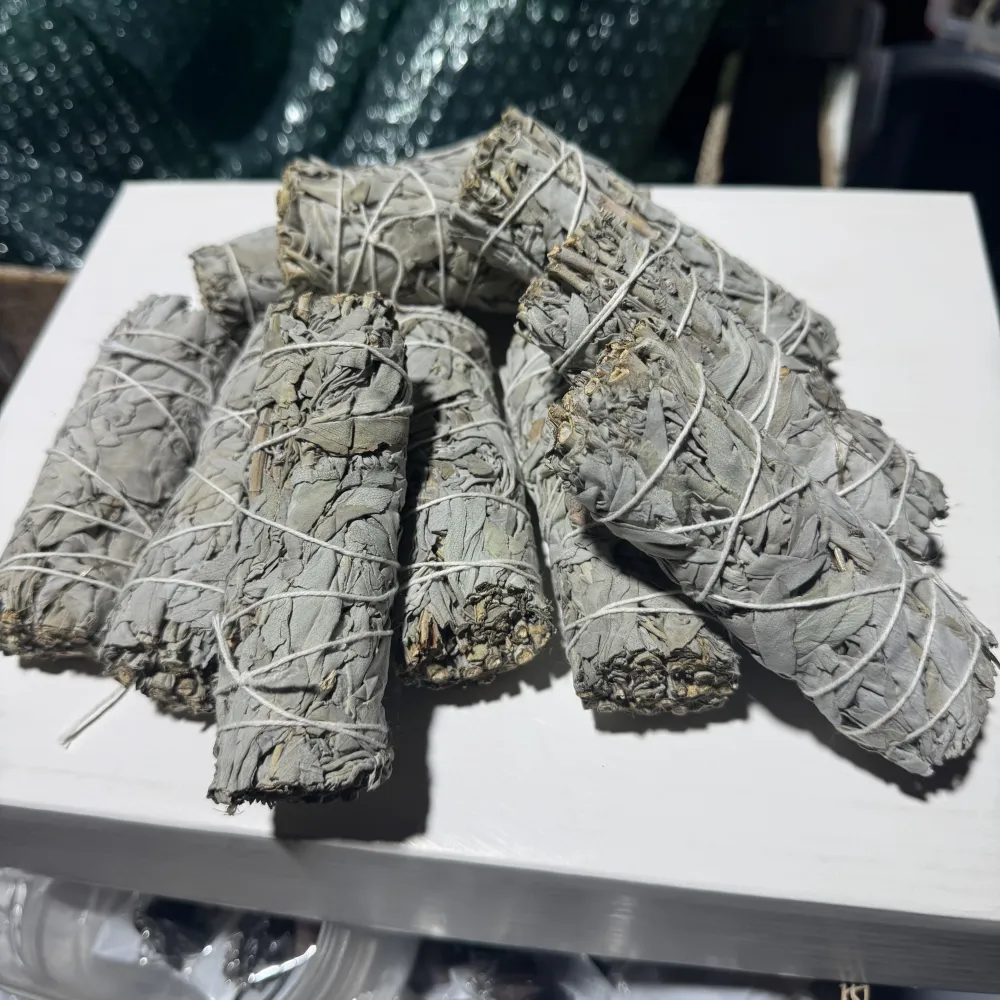 Pachet 10 buchete de salvie albă - California White Sage