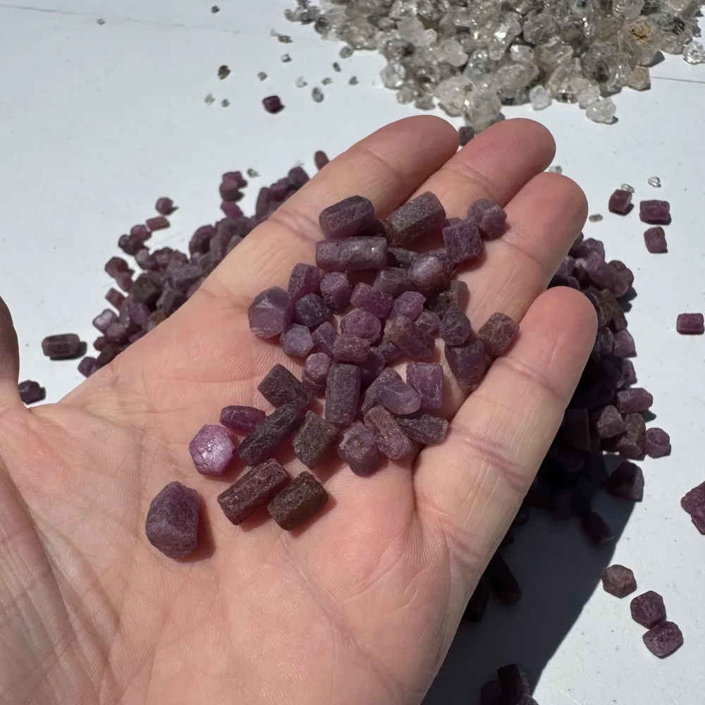 Rubin natural din Tanzania, lot 50g