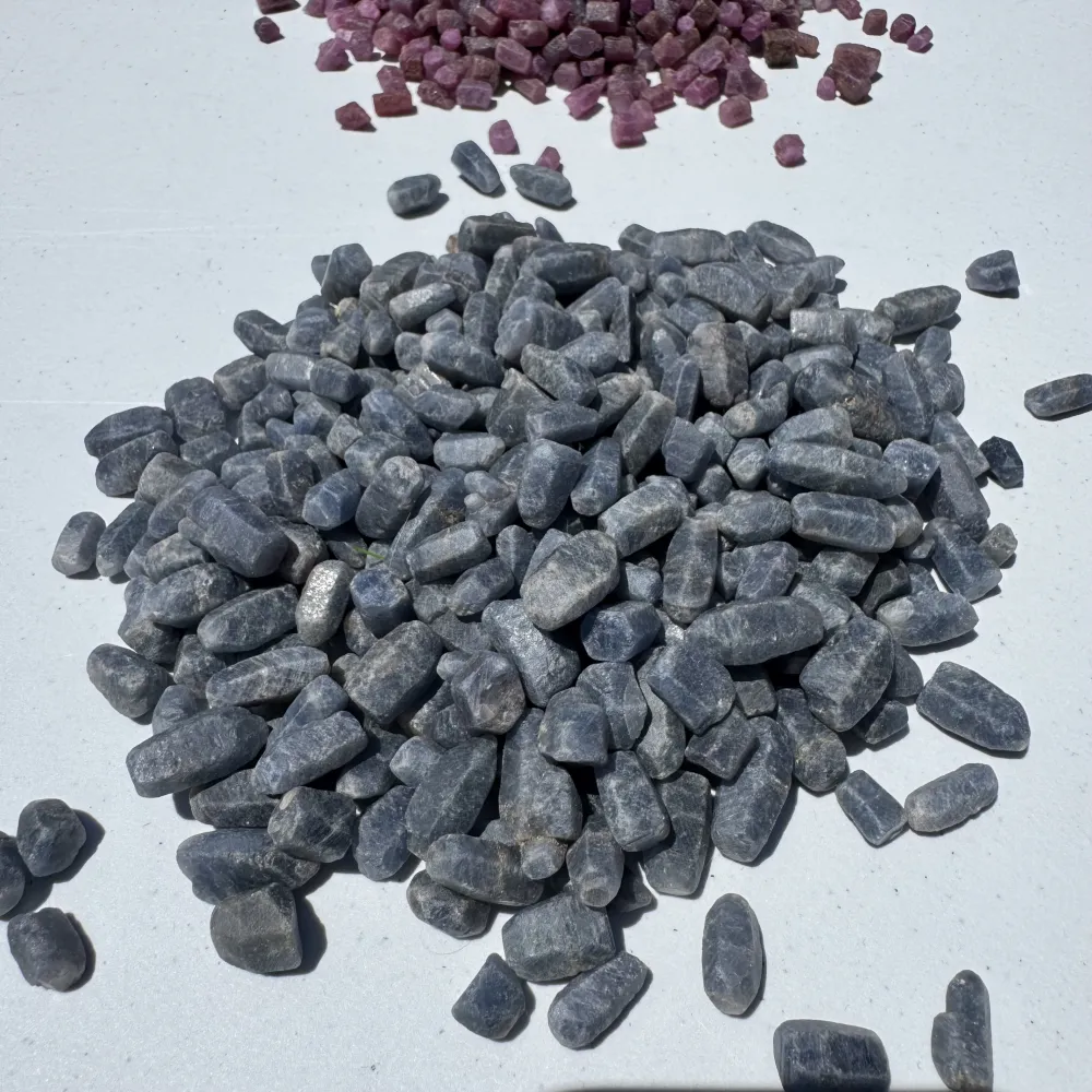 Safir natural din Tanzania, lot 50g